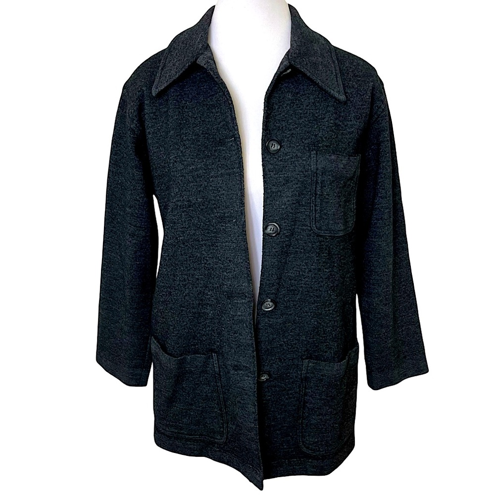 Vtg J.Crew Women’s Blazer Wool Knit Sz 2 Y2K Preppy Classic Sophisticated Comfy - Picture 2 of 5
